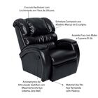 Poltrona Do Papai Reclinável Zero Wall Com Gatilho Oasis Pu S