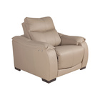 Poltrona Do Papai Requiem Reclinável Elétrica Couro Bege G34