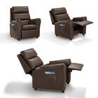 Poltrona Do Papai Retratil E Reclinavel Atenas Marrom A43