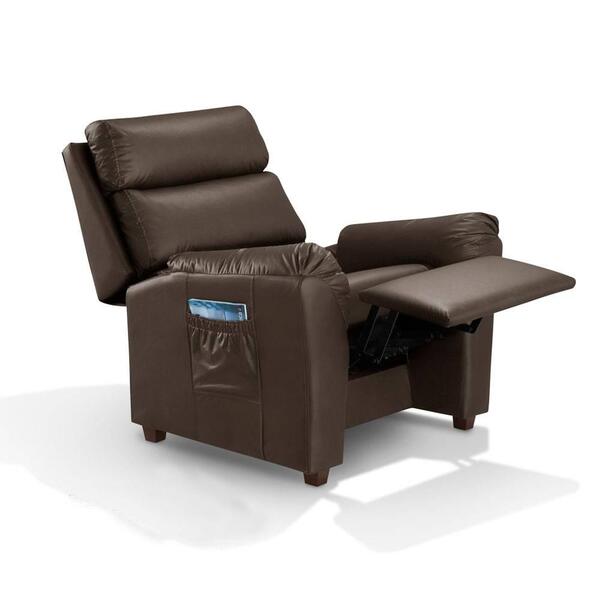 Poltrona Do Papai Retratil E Reclinavel Atenas Marrom A43