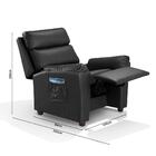 Poltrona Do Papai Retratil E Reclinavel Atenas Preto A44