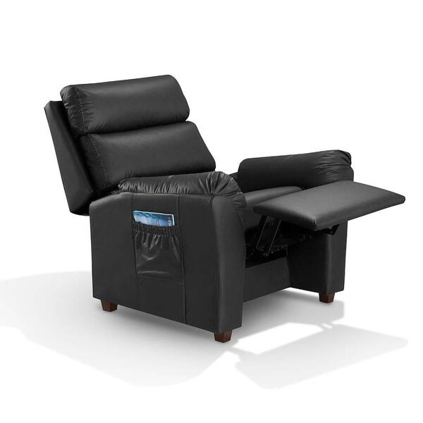 Poltrona Do Papai Retratil E Reclinavel Atenas Preto A44