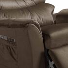 Poltrona Do Papai Retrátil E Reclinável Sued Diamante Grécia