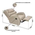 Poltrona Do Papai Retrátil E Reclinável Veludo Imperatriz Imp