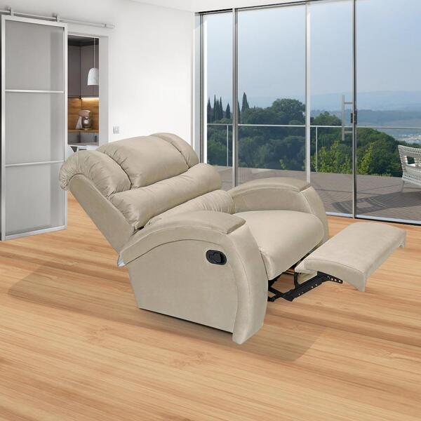 Poltrona Do Papai Retrátil E Reclinável Veludo Imperatriz Imp