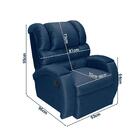 Poltrona Do Papai Retrátil E Reclinável Veludo Imperatriz Imp