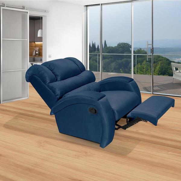 Poltrona Do Papai Retrátil E Reclinável Veludo Imperatriz Imp