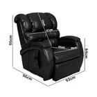 Poltrona Do Papai Retrátil Reclinável Eletrica Com Controle C