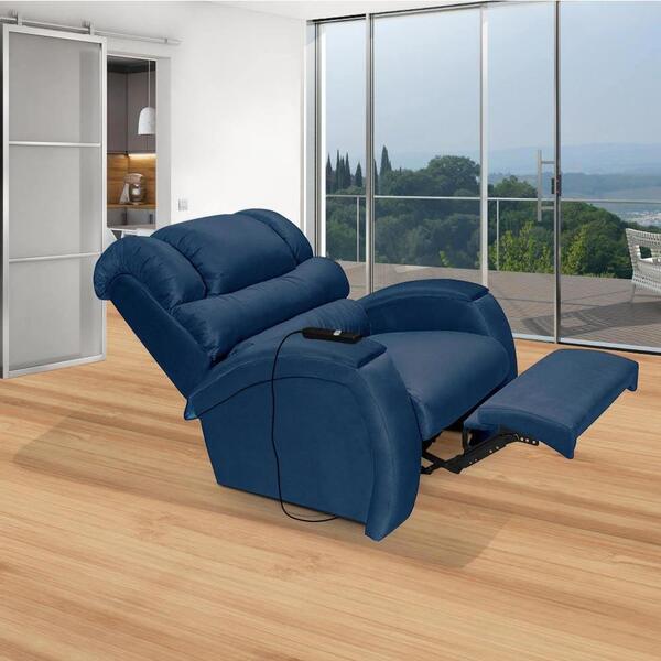 Poltrona Do Papai Retrátil Reclinável Eletrica Com Controle V