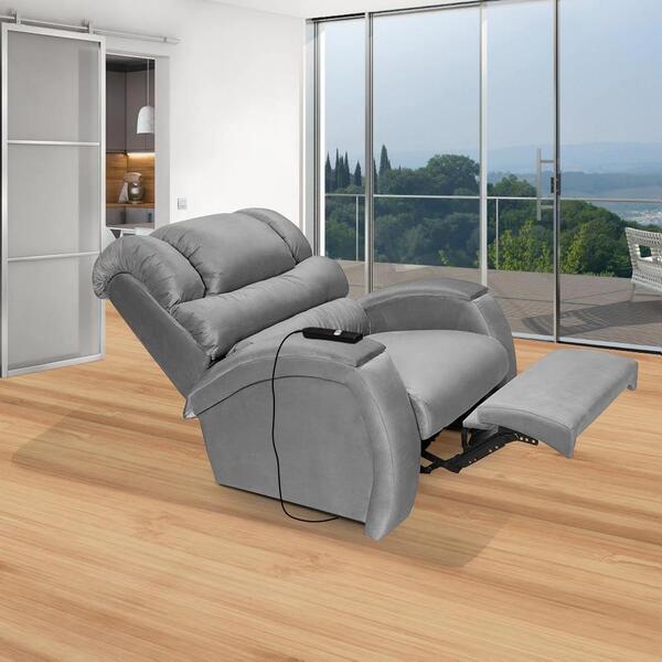 Poltrona Do Papai Retrátil Reclinável Eletrica Com Controle V