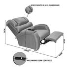 Poltrona Do Papai Retrátil Reclinável Eletrica Com Controle V