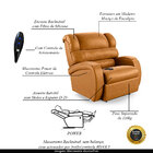 Poltrona Do Papai Sala De Cinema Reclinável Kylie Controle Po