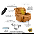 Poltrona Do Papai Sala De Cinema Reclinável Kylie Elétrica Bo