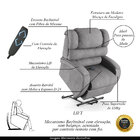 Poltrona Do Papai Sala De Cinema Reclinável Kylie Elevação Li