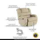 Poltrona Do Papai Sala De Cinema Reclinável Kylie Glider Manu