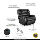 Poltrona Do Papai Sala De Cinema Reclinável Kylie Glider Manu