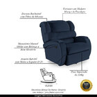 Poltrona Do Papai Sala De Cinema Reclinável Kylie Glider Manu