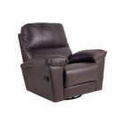 Poltrona Do Papai Torino Giratória Com Balanço Manual Marrom