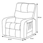 Poltrona Do Papai Turim Corino Bege Speciale