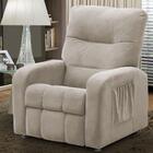 Poltrona Do Papai Turim Sued Pena Bege Speciale