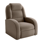 Poltrona Do Papai Zack 80cm Reclinável Manual Veludo Capuccin