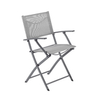 Poltrona Dob Aço EMYS Cinza Naterial