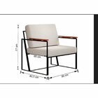 Poltrona Dubai  Preto/bege