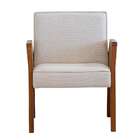 Poltrona Dunas Algodão Bege E Amêndoa