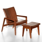 Poltrona E Banco Valentina Courino Caramelo Madeira Maciça Fi