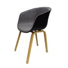 Poltrona Eames Paris Preta com Cinza