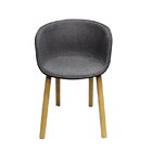 Poltrona Eames Paris Preta com Cinza