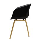 Poltrona Eames Paris Preta com Cinza