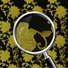 Poltrona Egg Floral Amarelo E Preto Cadeira Decorativa Com Ba