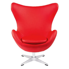 Poltrona Egg Tecido Sintético - Vermelho