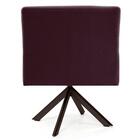 Poltrona Eiffel Chocolate Angel Veludo Uva