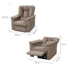 Poltrona Elétrica Porsche Capuccino