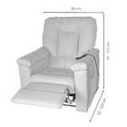 Poltrona Elétrica Reclinável Império Branca
