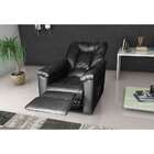 Poltrona Elétrica Reclinável Império Preta