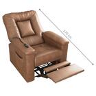 Poltrona Elétrica Reclinável Jerry Courino Montana Whisky