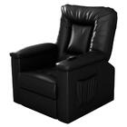 Poltrona Elétrica Reclinável Jerry Sintetico Preto