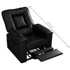 Poltrona Elétrica Reclinável Roma Sintetico Preto