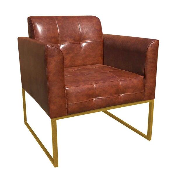 Poltrona Elisa Corano Linha Premium Nozes