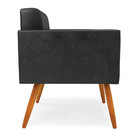 Poltrona Elisa Corano Pés Palito Castanho D03 - D'rossi - Pre