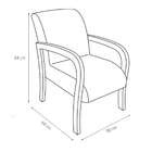 Poltrona Elise Tabaco E Bordô