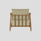 Poltrona Em Algodão Encosto Removível Vita Mel