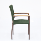 Poltrona Em Alumínio E Corda Náutica Modelo Acelga - Verde