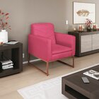 Poltrona Em Corano Com Base De Ferro Bali  Pink