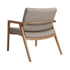 Poltrona Em Linho 104 Uxua Cinza/marrom