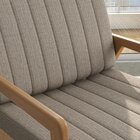 Poltrona Em Linho 104 Uxua Cinza/marrom