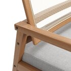 Poltrona Em Linho 246 Caraiva Cinza